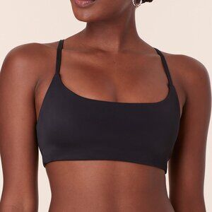 Andie The Maui Bikini Top - Eco Nylon - Black Size S - NWT